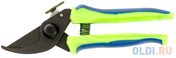 Секатор, 190 мм, оксидированное покрытие, пластиковые рукоятки(горизонт) россия// сибртех, фотография 1