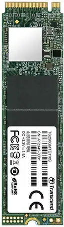 Ssd накопитель transcend mte110s 256 gb pci-e 3.0 x4, фотография 1