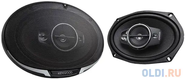 Колонки автомобильные kenwood kfc-ps6986 600вт 88дб 4ом 15x23см (6x9дюйм) (ком.:2кол.) коаксиальные, фотография 1