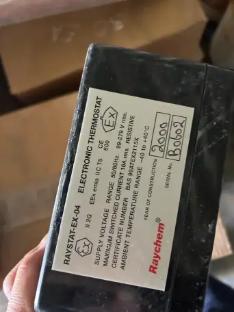 Термостат Raychem. Raystat-EX-04., фотография 1