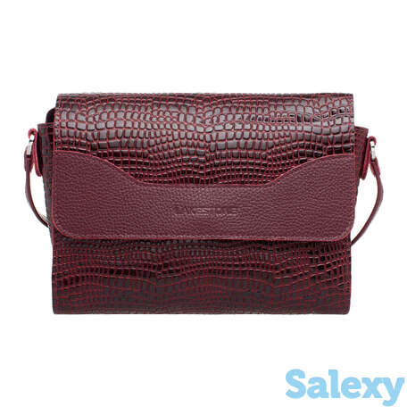 Женская сумка kidney burgundy, фотография 2