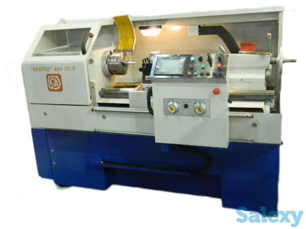 SP2117 токарный станок с ЧПУ 3.7 кВт, Ø обработки над суппортом 150 мм, Раст между центрами 500/700 мм., фотография 1