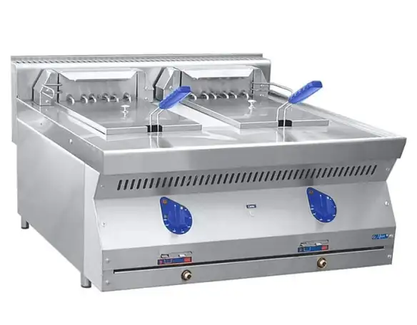 Фритюрница Abat ЭФК-802Н предназначена для приготовления различных продуктов в большом количестве масла на предприятиях, фотография 1