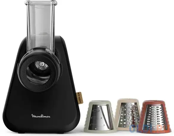 Овощерезка moulinex dj77en10 200вт чёрный, фотография 1