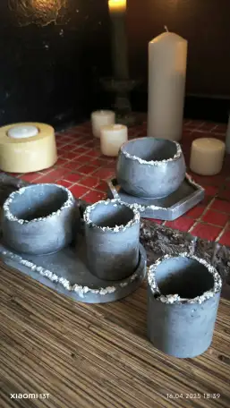 Свечи кашпо, фотография 13