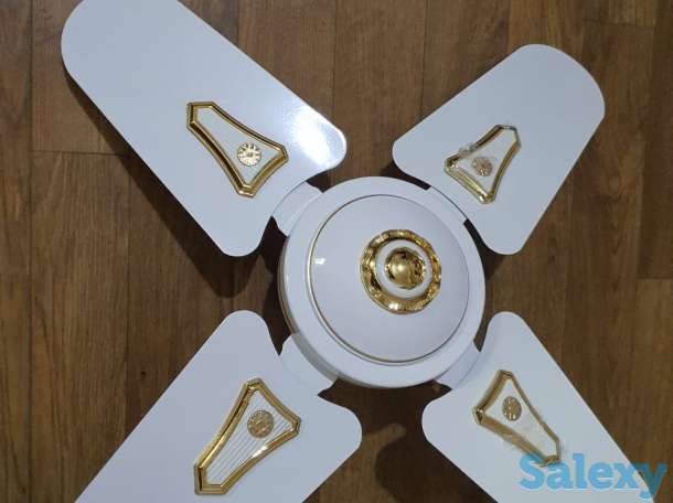 Мощный потолочный вентилятор, премиум качество Индия 61 см Белый, фотография 2