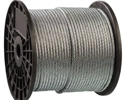 Канат крановый, D 2,2-56 мм, Покрытие: оцинкованный; светлый; черный, фотография 1