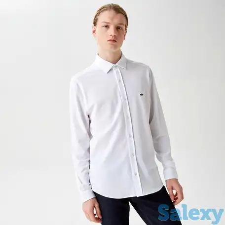 Мужская рубашка lacoste slim fit, фотография 1