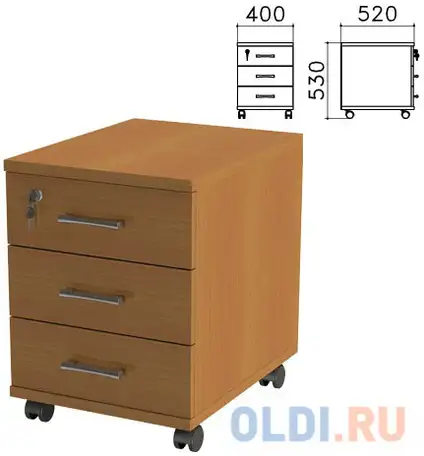 Тумба подкатная 