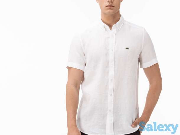 Мужская рубашка lacoste из льна, фотография 1