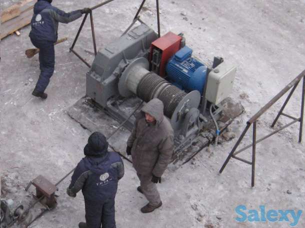 Лебедка маневровая электрическая ЛМ-5 с тросом, фотография 7
