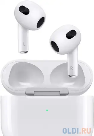 Гарнитура apple airpods 3 a2565,a2564,a2897 белый mpny3am/a, фотография 1