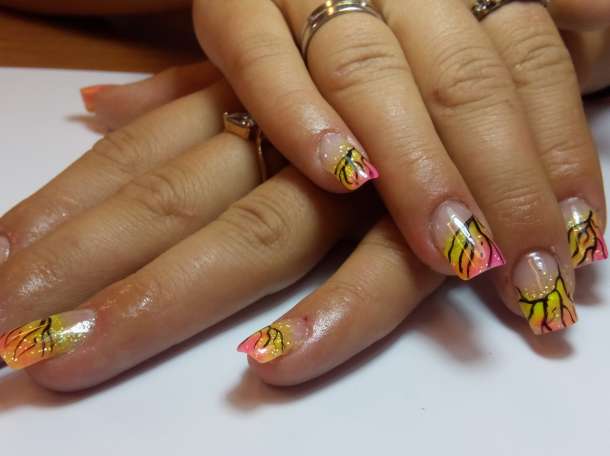 Наращивание ногтей (АКРИЛ, ГЕЛЬ), маникюр, педикюр - на выезд, фотография 10