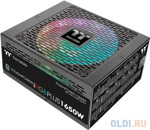 Toughpower i/1650w/fully modular/riing duo/full range/digital/80 plus titanium/eu/100% jp cap tpi-16, фотография 1