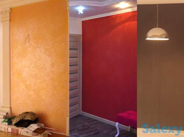Закатка стен, Поклейка обоев! Алматы, фотография 1