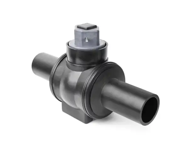 Шаровый полиэтиленовый кран PE100RC D200, фотография 3