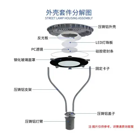 Уличный фонарь Garden Led 50W 6000K AC 100-265V, фотография 1