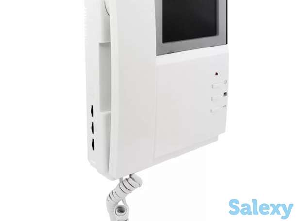 Продам бюджетный цветной видеодомофон с экраном 4,3 и переговорной трубкой, SM-V43E, фотография 1