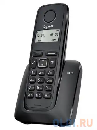 Телефон gigaset a116 black (dect), фотография 1