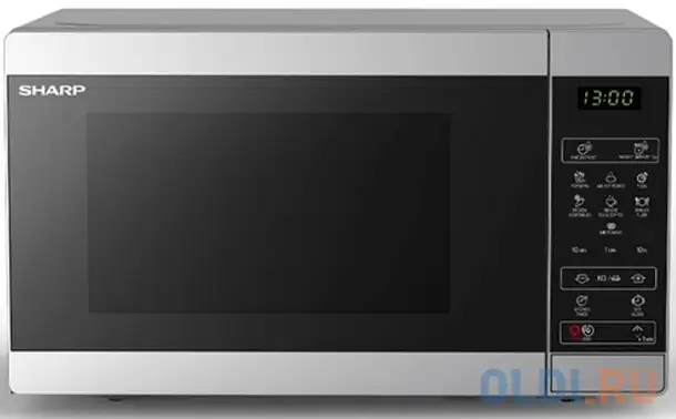 Микроволновая печь sharp r2800rsl 800 вт серебристый, фотография 1
