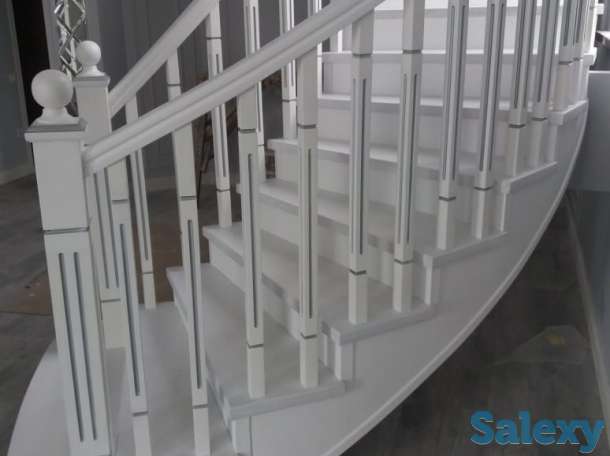 Лестница из массива дерева изготовление и / или установка, фотография 2