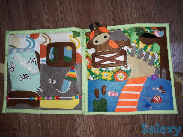Продам готовую мягкую развивающую книжку, фотография 6
