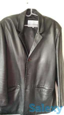 Продам кожаный фирменный пиджак в идеальном состоянии, фотография 1