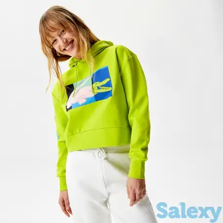 Женская толстовка lacoste loose fit, фотография 1