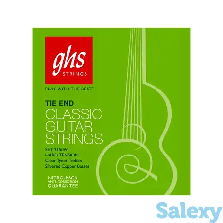 Струны для классической гитары ghs strings 2150w silvered copper, фотография 1