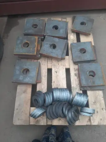 ГОСТ  фундаментные шайбы, плиты под изготовление, фотография 1