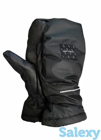 Варежки bonus gloves block black, фотография 5