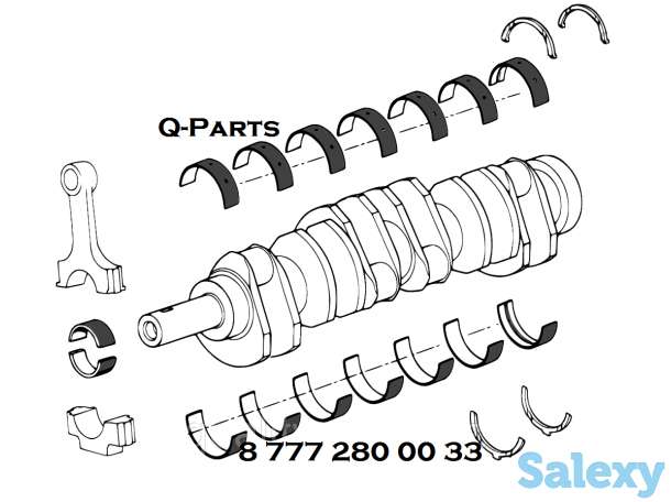Коленвал на экскаватор-погрузчик Caterpillar 428 (C, D, E, F), 432 (C, D, E, F) Кат Cat, фотография 2
