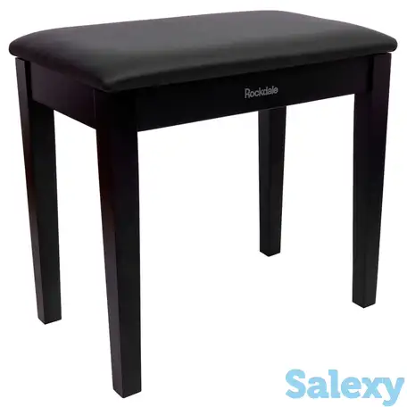 Банкетка для пианино rockdale rhapsody 100 black, фотография 1