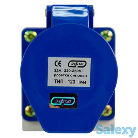 Розетка силовая ТS-123 (3S-123) 32A 220V Энергия, фотография 5