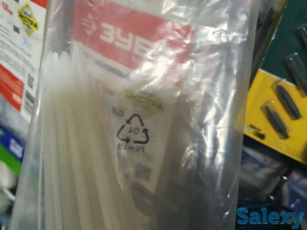 Хомут нейлоновый зубр 2.5 х 150 мм количество 100 и 50 Россия, фотография 3