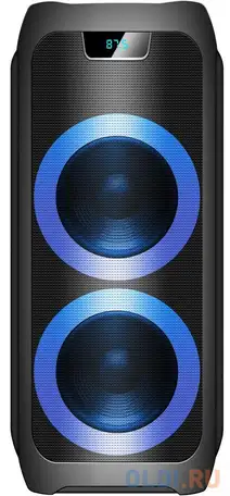 Колонка портативная 1.0 (моно-колонка) ginzzu gm-211 черный, фотография 1