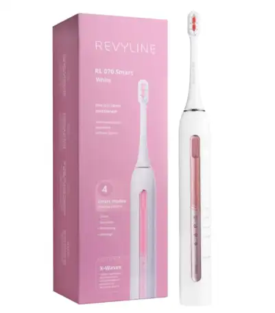 Звуковая щетка Revyline RL 070 White с 4 режимами чистки, фотография 1