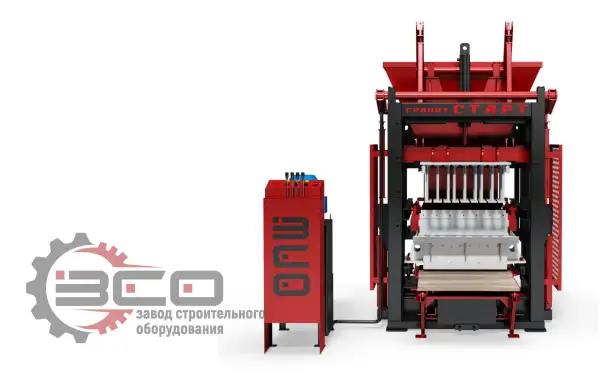 Вибропресс Гранит Старт М-02 для производства плитки, блоков и арболита, фотография 6