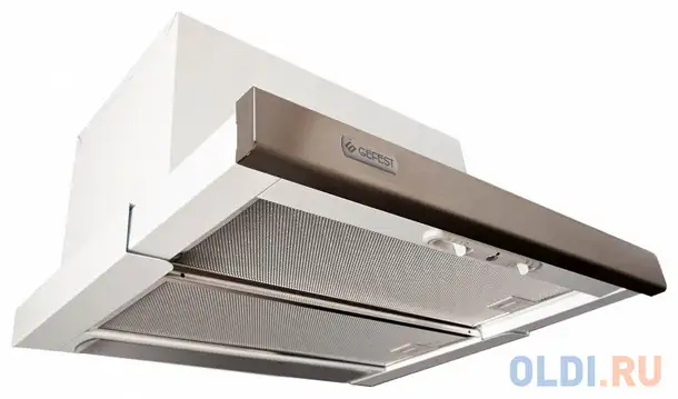 Вытяжка встраиваемая gefest во 4501 к20 белый, фотография 1