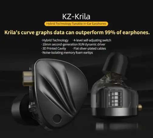 Наушники KZ Krila Гибридные, фотография 1