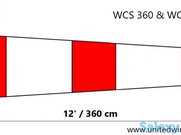 Ветроуказатель ВКС360/PRO: Сменный ветровой конус износостойкий размером 90х360 см, фотография 2