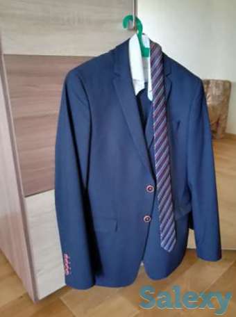 Деловой костюм+рубашка, галстук и запонки, фотография 1