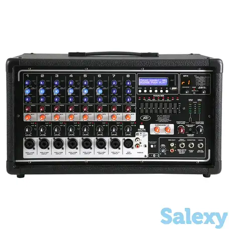 8-канальный активный микшерный пульт peavey pvi 8500, фотография 1