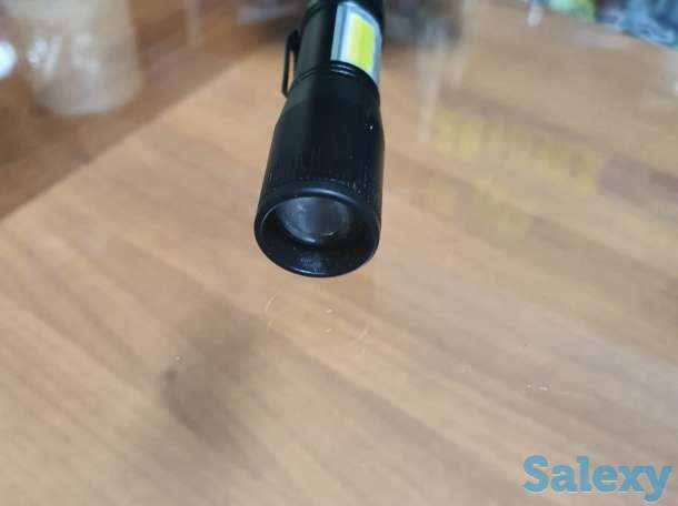 Фонарик небольшой железо металлический супер качество, фотография 2