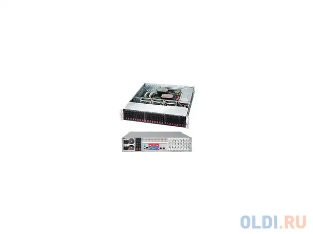 Серверный корпус 2u supermicro cse-216be2c-r920lpb 920 вт чёрный, фотография 1