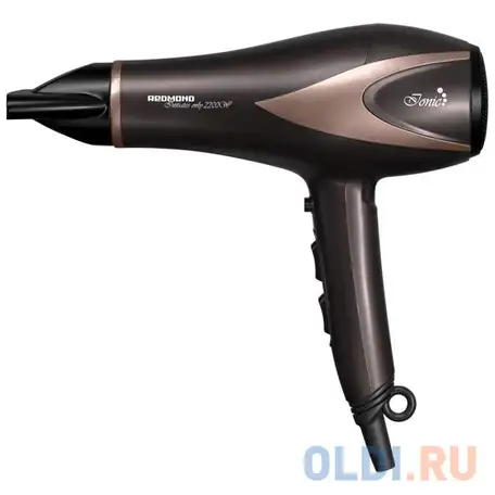 Фен redmond rf-529 2200вт коричневый, фотография 1