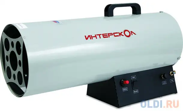 Тепловая пушка газовая интерскол тпг-30 30000 вт серый чёрный, фотография 1