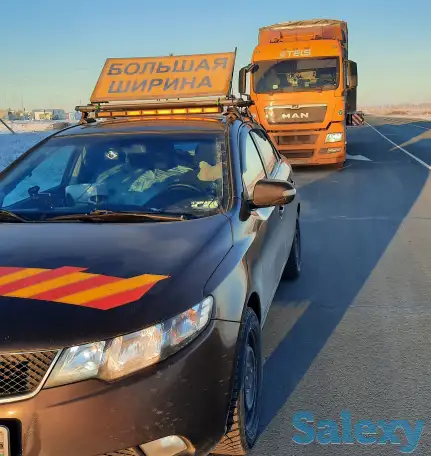 Сопровождение негабаритных грузов автомобиль прикрытия, фотография 2