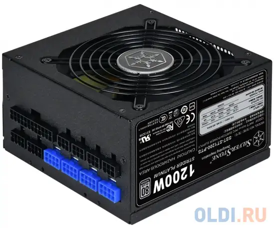 Блок питания silverstone sst-st1200-pts v1.0 strider 1200 вт, фотография 1