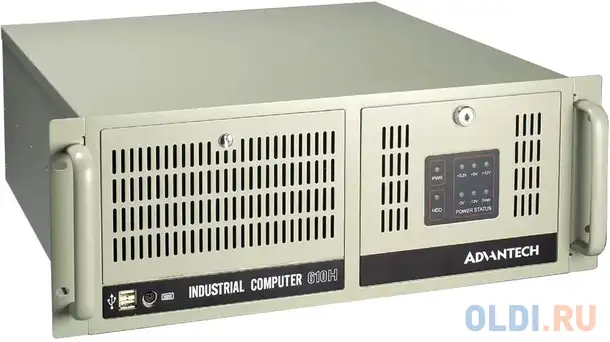 Серверный корпус 4u advantech ipc-610mb-00hd без бп бежевый, фотография 1
